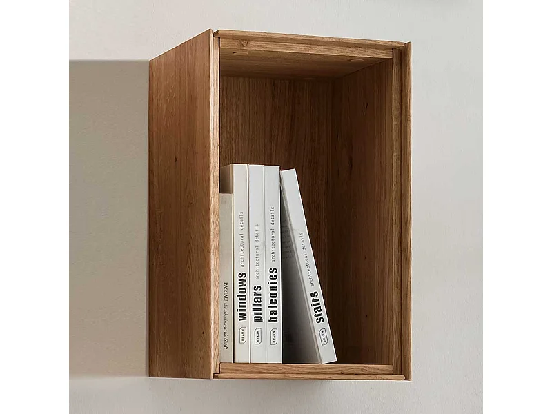 Wildeiche Massivholzregal geölt modernem Design