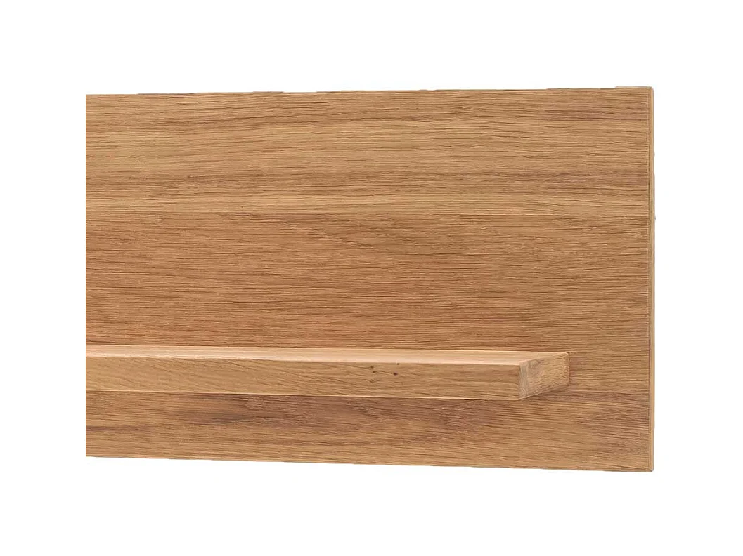 Wandregal in Asteiche Bianco furniert 150 cm breit