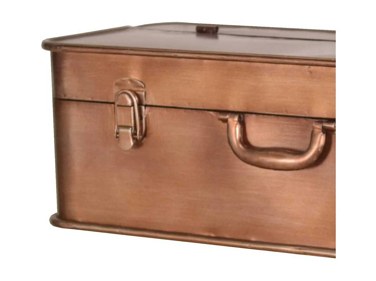 Koffer Wanboard in Kupferfarben Metall