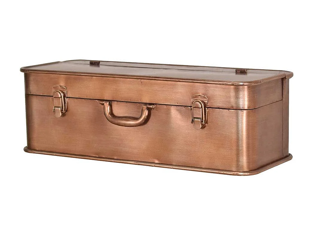 Koffer Wanboard in Kupferfarben Metall