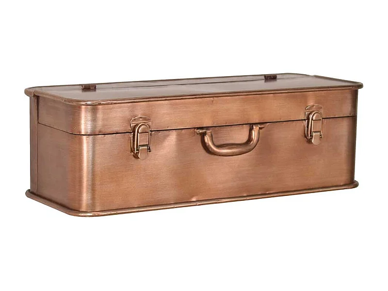 Koffer Wanboard in Kupferfarben Metall