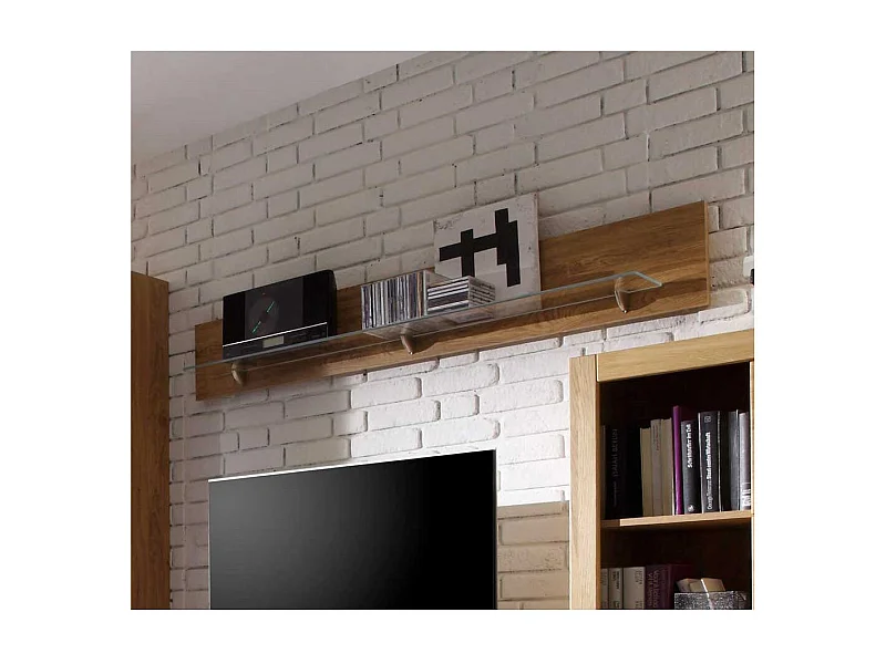 Wandboard mit Glasablage Asteichefarben