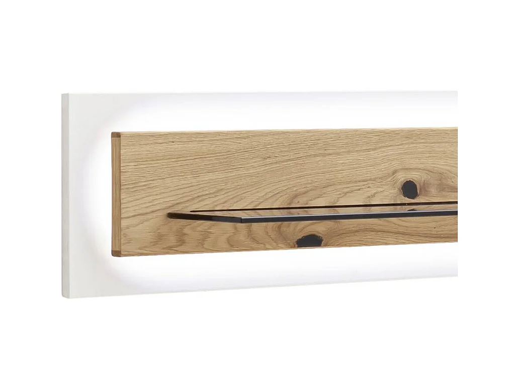 Wandboard Wand Regal 150 cm breit mit LED Rückwand