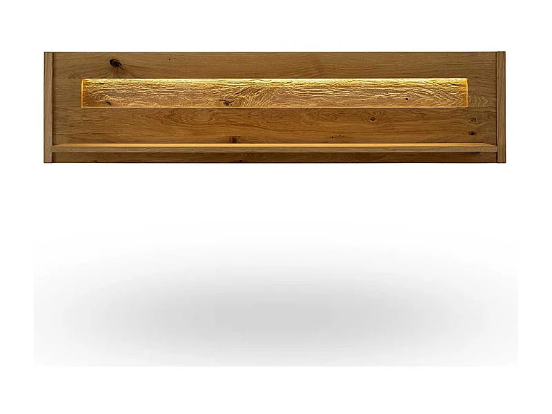 Wandboard Wildeiche geölt in modernem Design 156 cm breit