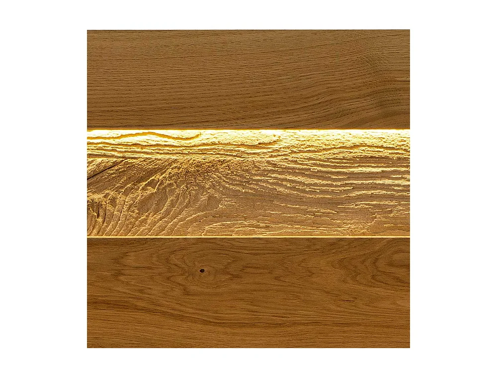 Wandboard Wildeiche geölt in modernem Design 156 cm breit