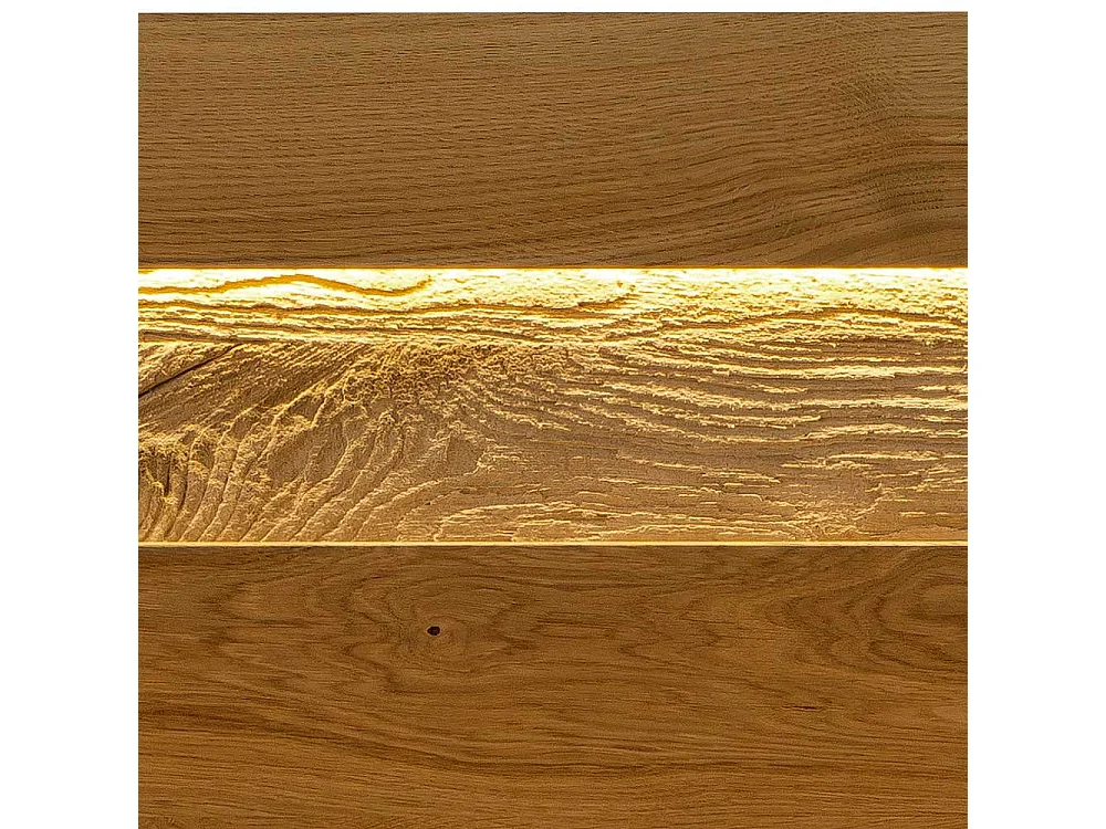 Wandboard Wildeiche geölt in modernem Design 156 cm breit