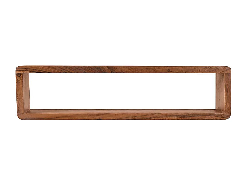 Wandregal aus Akazie Massivholz 80 cm breit