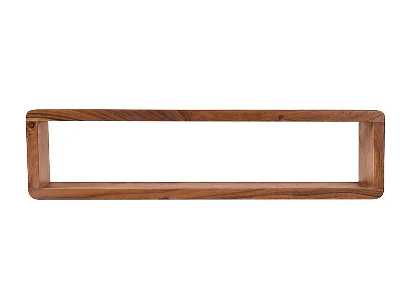 Wandregal aus Akazie Massivholz 80 cm breit