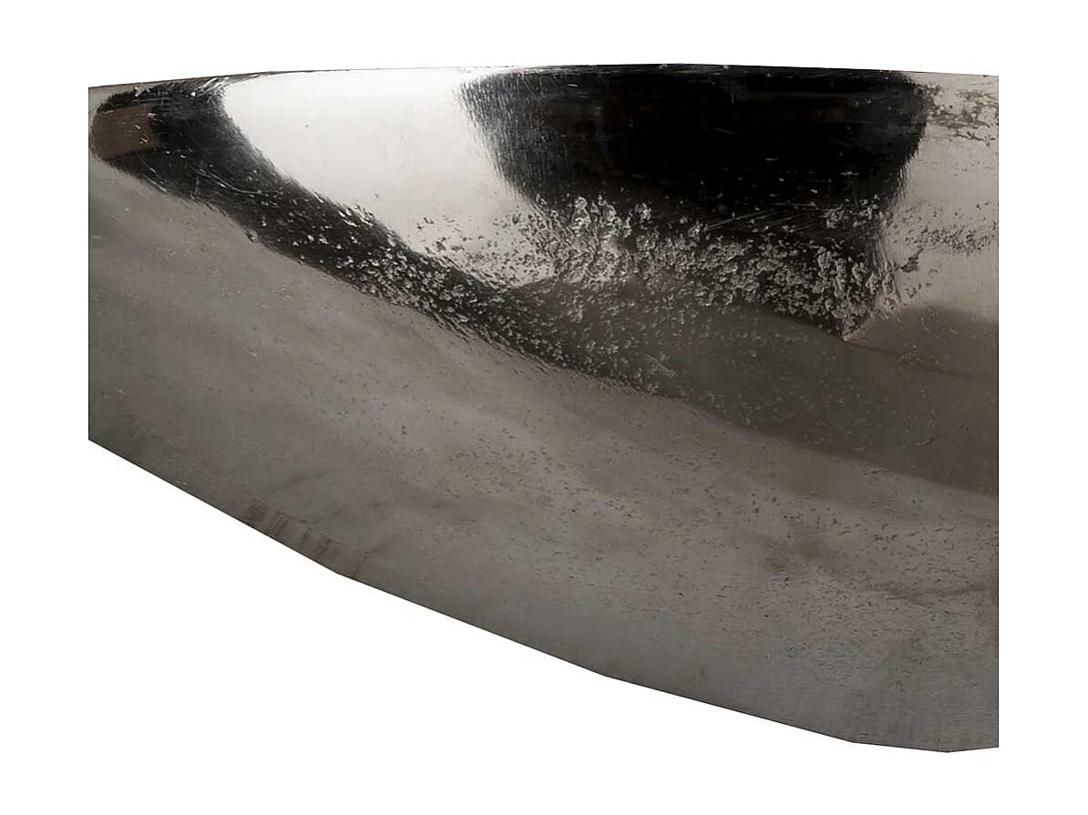 Regal in Steinform aus Aluminium 111 cm breit