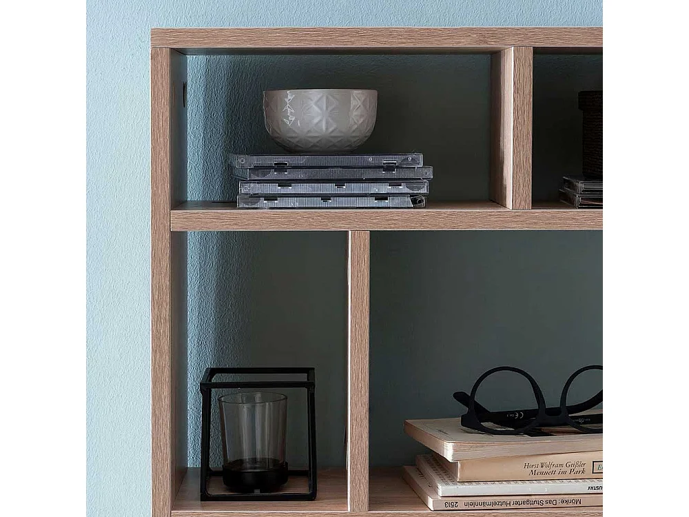 Hängeregal ohne Rückwand in Sonoma-Eiche melaminbeschichtet