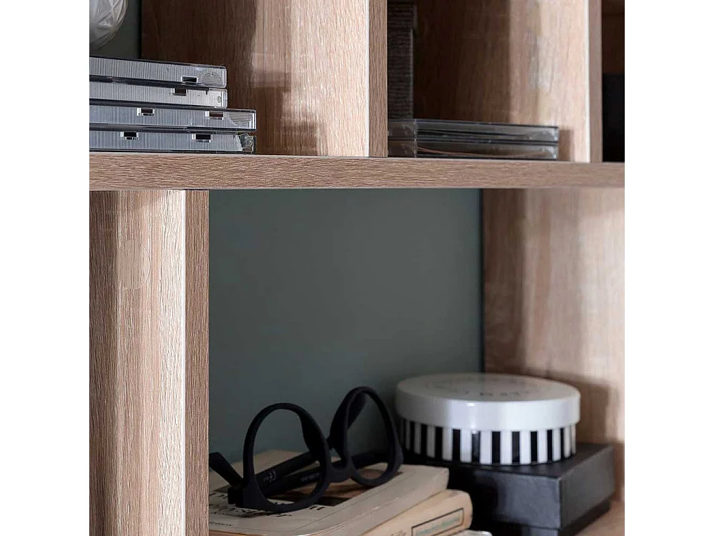 Hängeregal ohne Rückwand in Sonoma-Eiche melaminbeschichtet