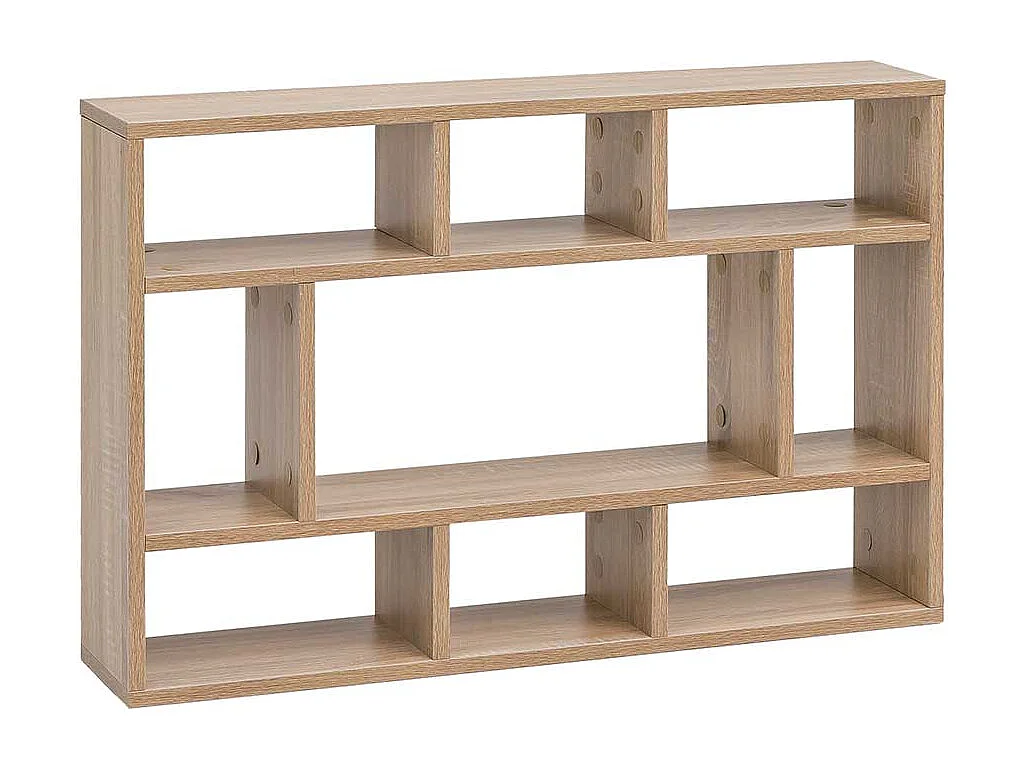 Hängeregal ohne Rückwand in Sonoma-Eiche melaminbeschichtet