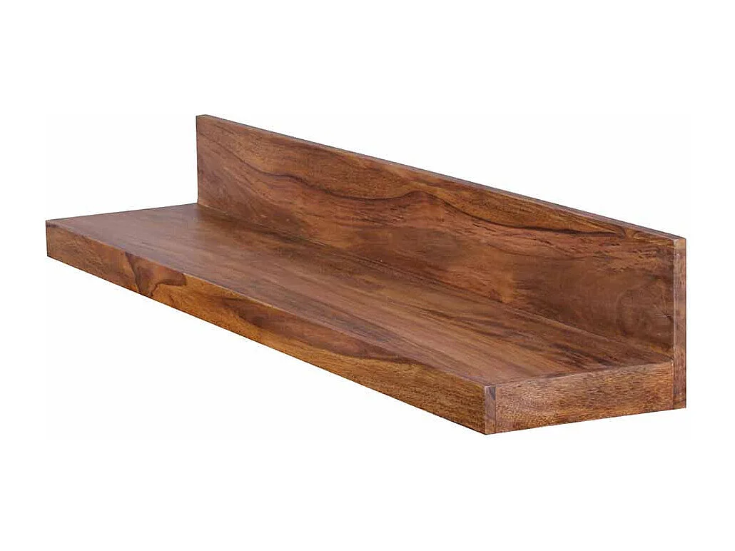 Hängeregal aus Sheesham Massivholz lackiert