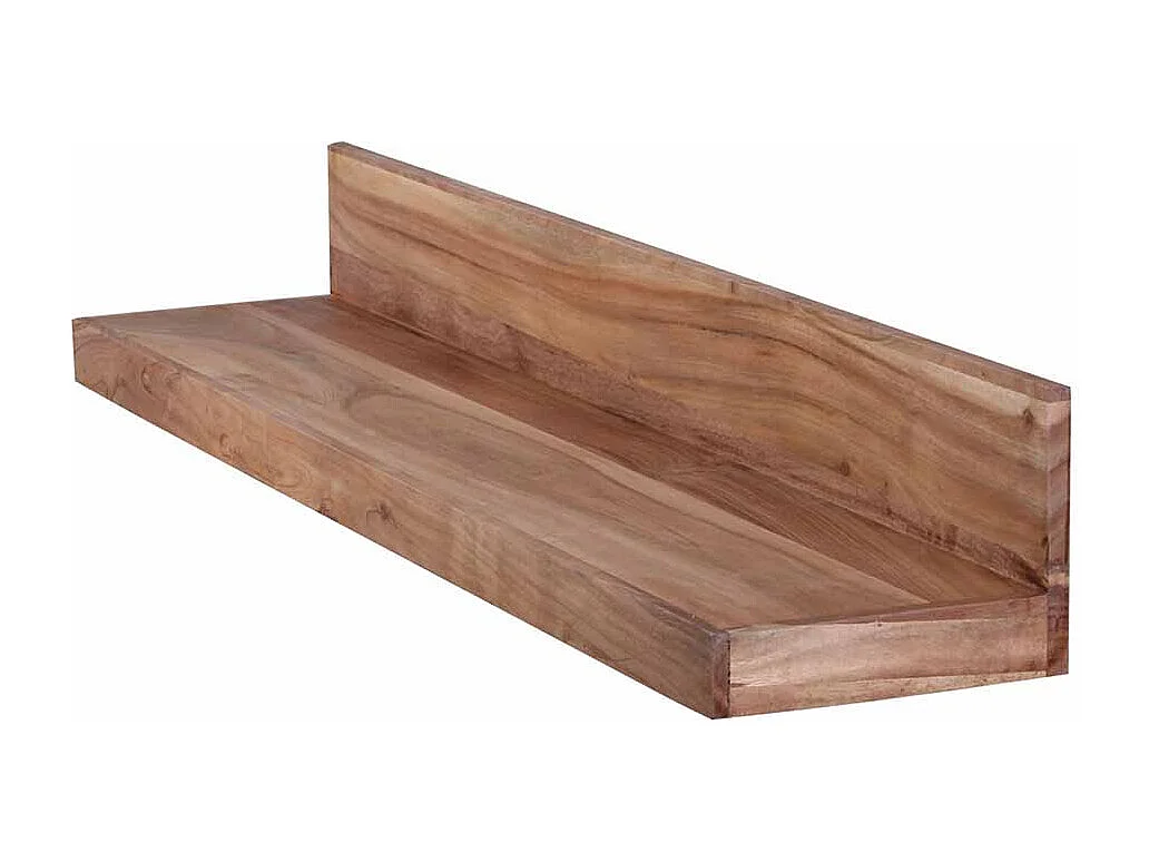 Wandboard aus Akazie Massivholz natur