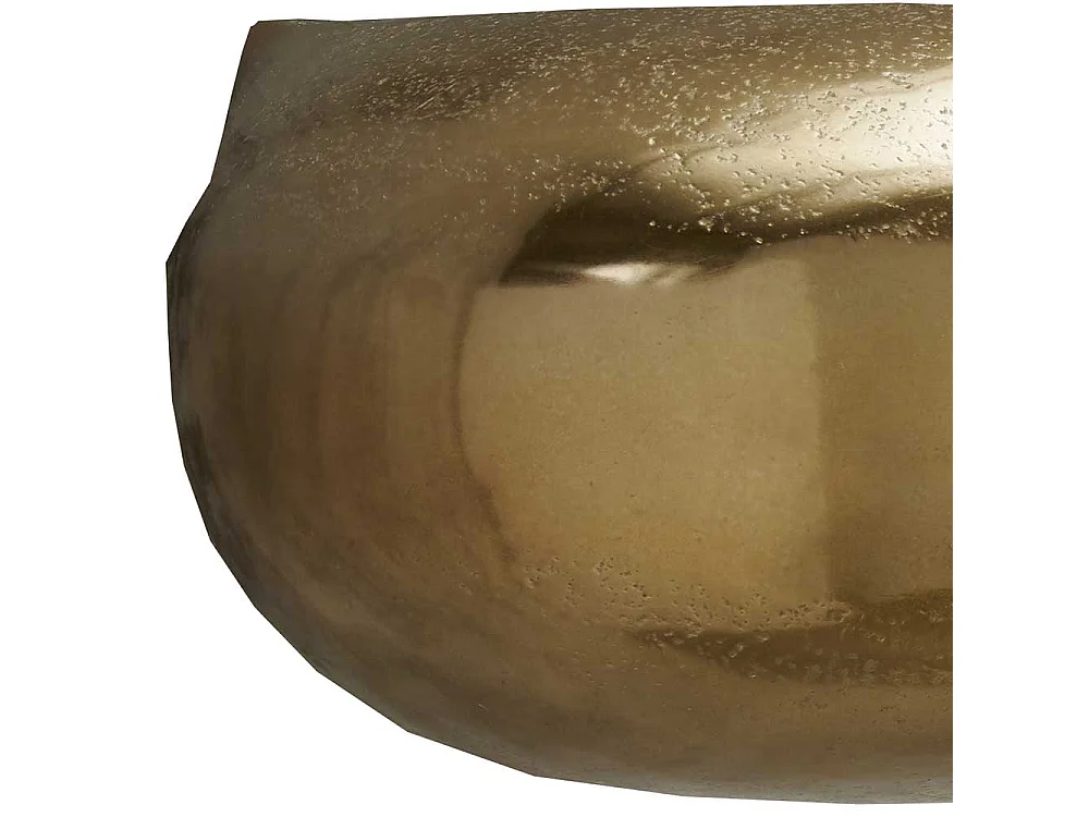 Steinform Wandboard in Goldbronze Aluminium