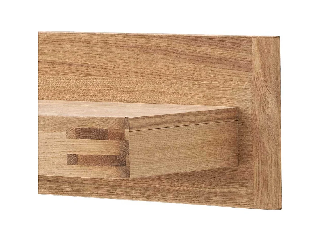 Wohnzimmer Wandboard in Balkeneiche Bianco furniert 180 cm breit