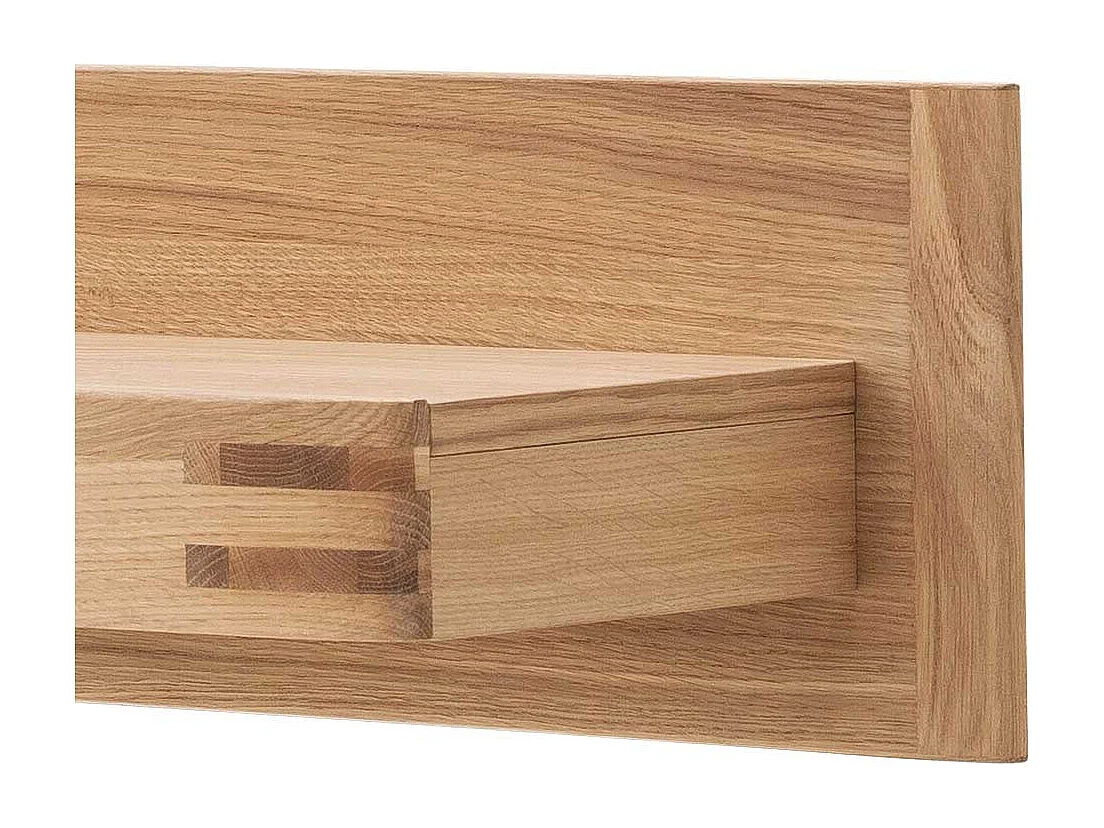 Wohnzimmer Wandboard in Balkeneiche Bianco furniert 180 cm breit