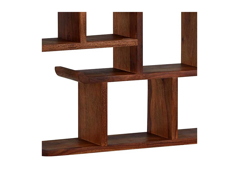 Echtholz Regal in Sheeshamfarben modernem Design