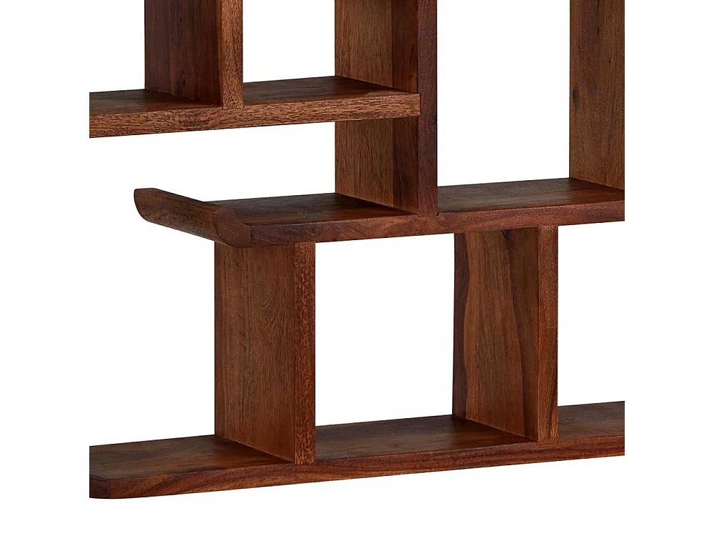 Echtholz Regal in Sheeshamfarben modernem Design