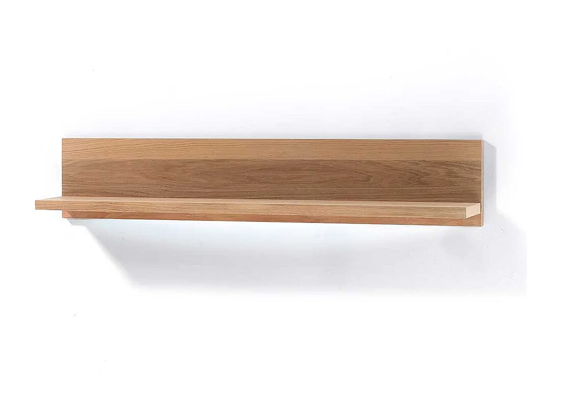 Wandregal in Asteiche Bianco furniert Landhausstil