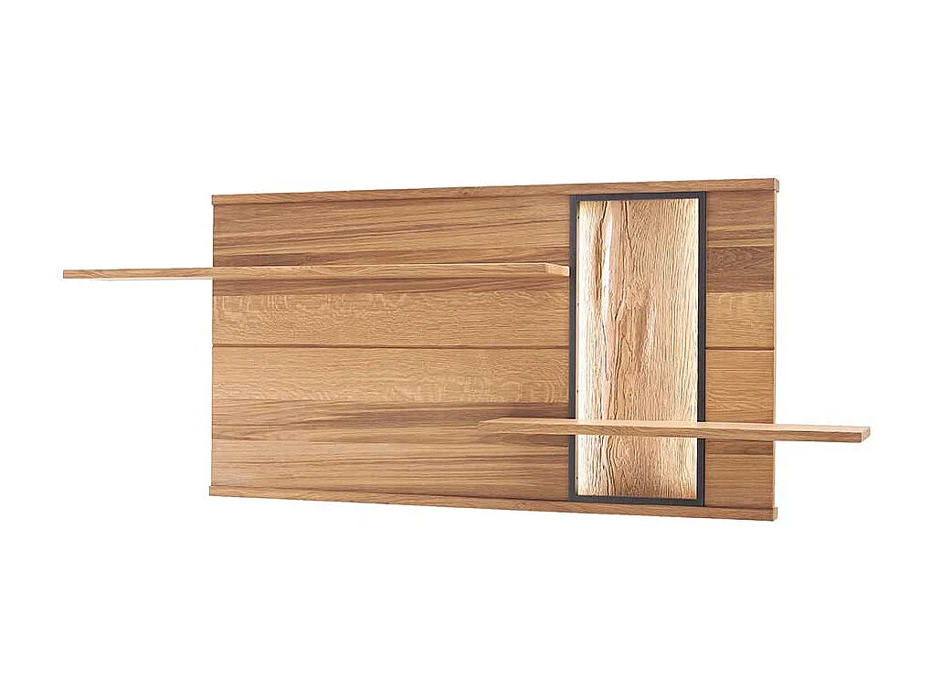 Wandhängeregal in Asteiche Bianco furniert 185 cm breit