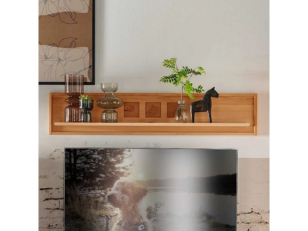 Echtholz Regal Wohnzimmer aus Kernbuche Massivholz modernem Design