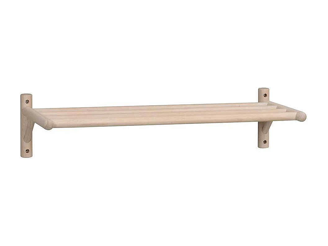 Wandregal aus Eiche White Wash Schuhe