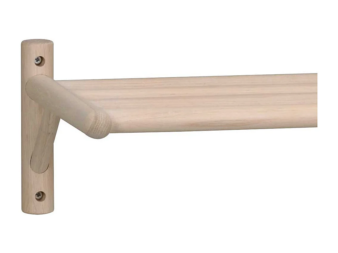 Wandregal aus Eiche White Wash Schuhe