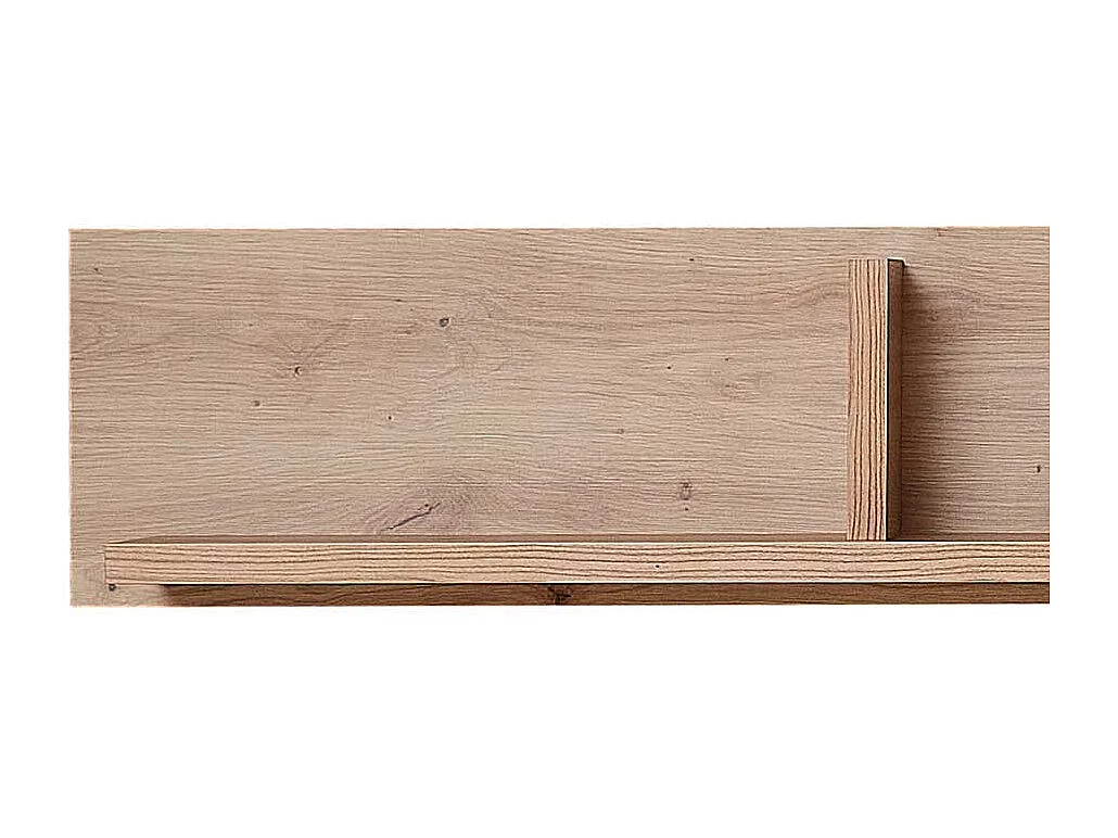 Wohnzimmer Regal in modernem Design Wildeichefarben und Eschefarben