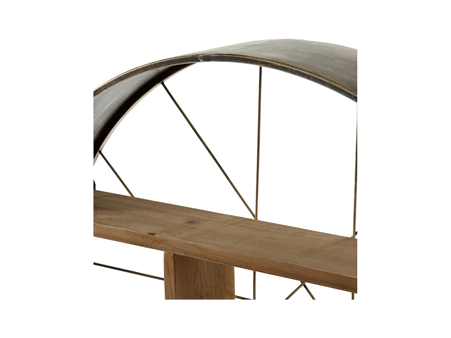 Factory Regal rund 79 cm breit Metall und Holzwerkstoff