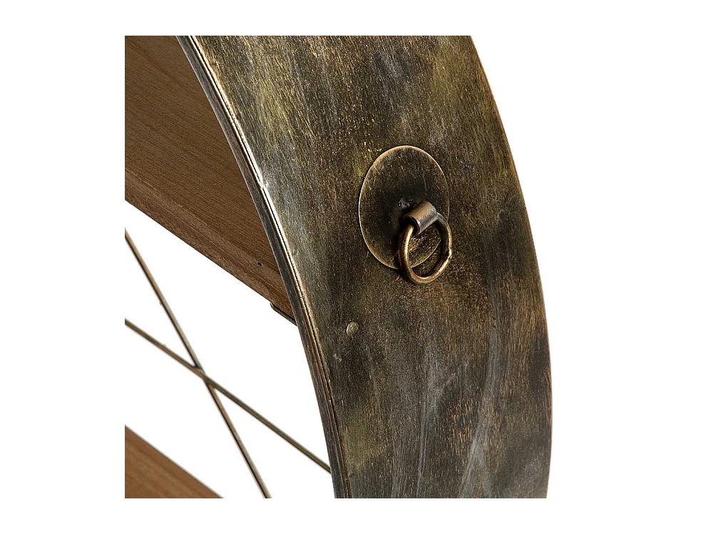 Factory Regal rund 79 cm breit Metall und Holzwerkstoff