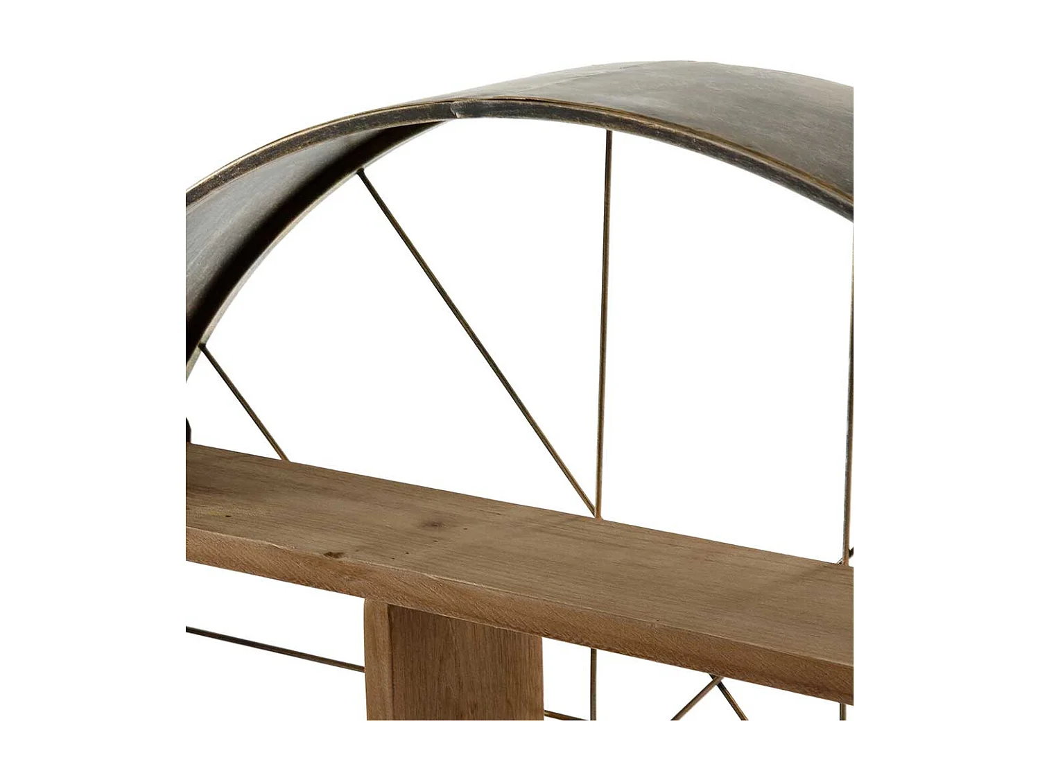 Factory Regal rund 79 cm breit Metall und Holzwerkstoff