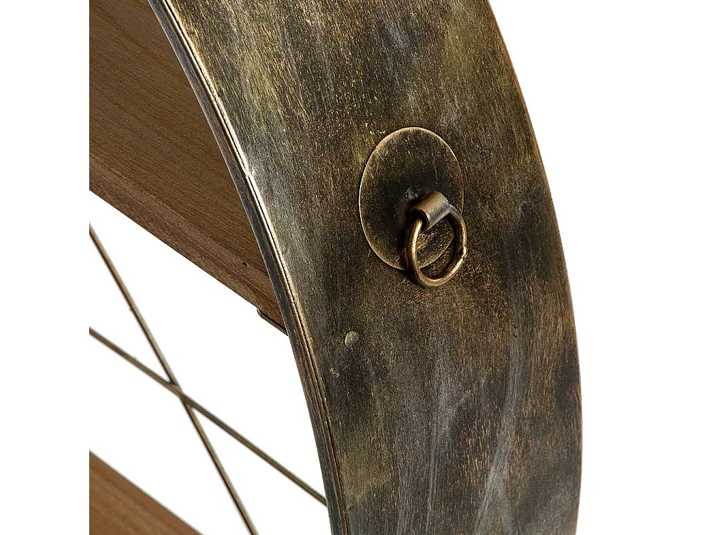 Factory Regal rund 79 cm breit Metall und Holzwerkstoff