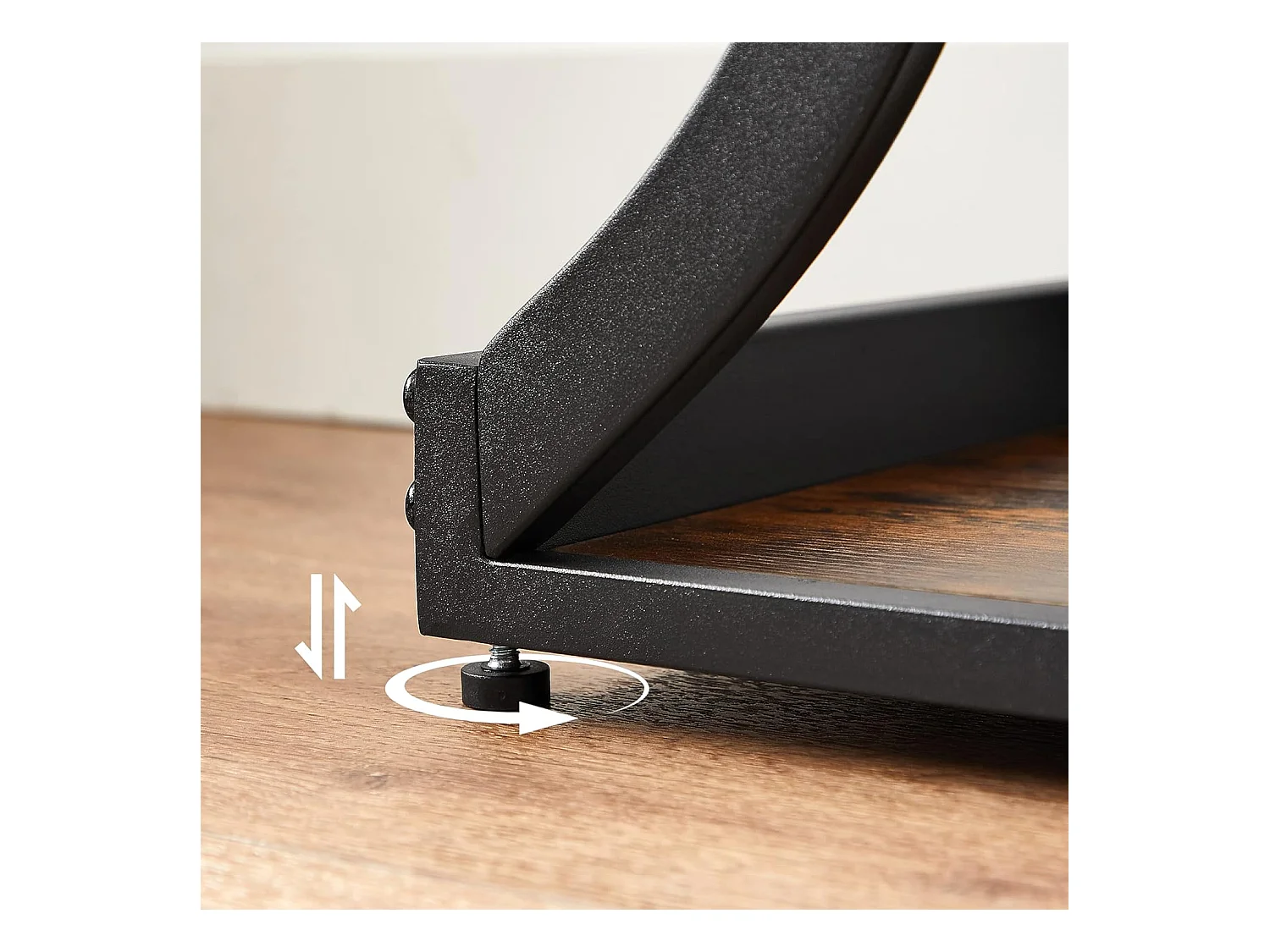 Valora Rustieke Bruine Consoletafel Loft Stijl met Planken