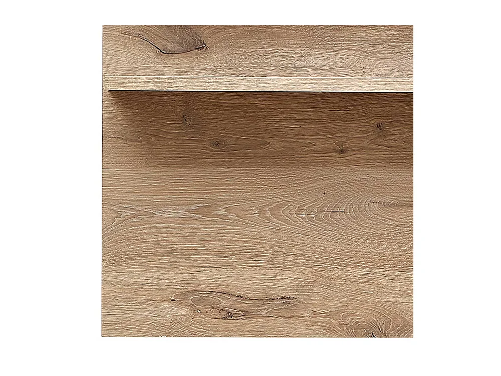 Wohnzimmer Regal Wand in Wildeichefarben 140 cm breit 86 cm hoch