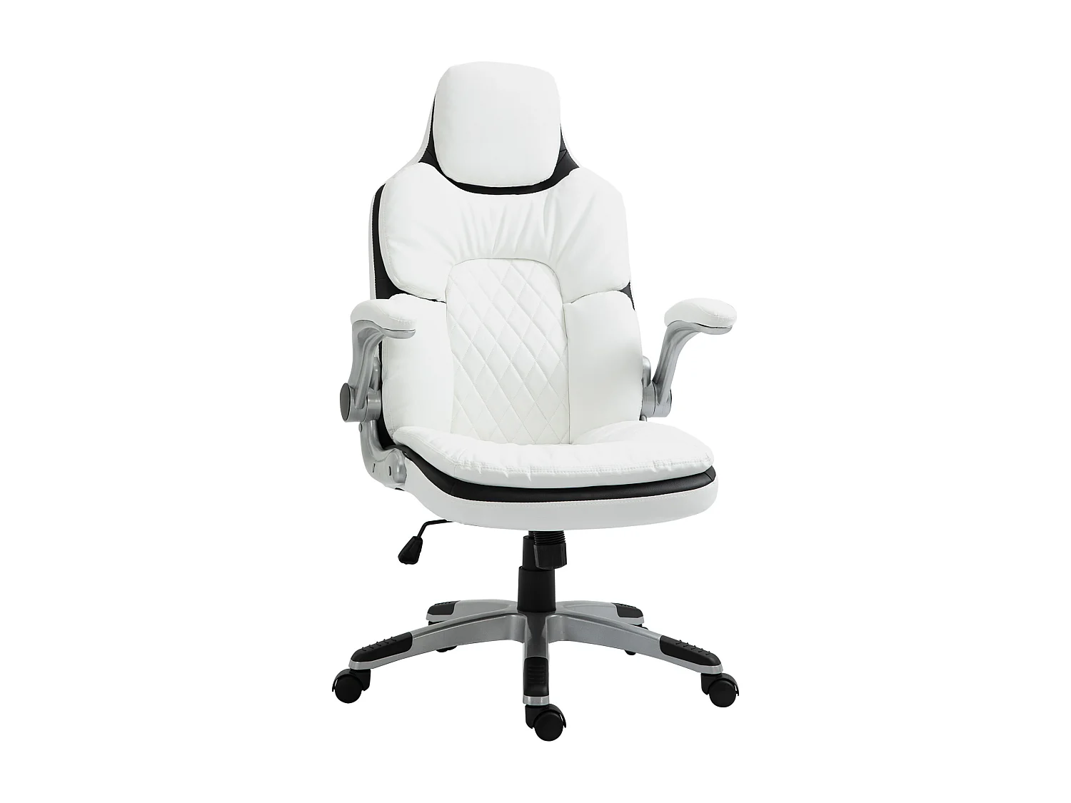 Fauteuil de bureau ergonomique, réglable en hauteur, accoudoirs rabattables, fonction bascule, pour bureau ou home office