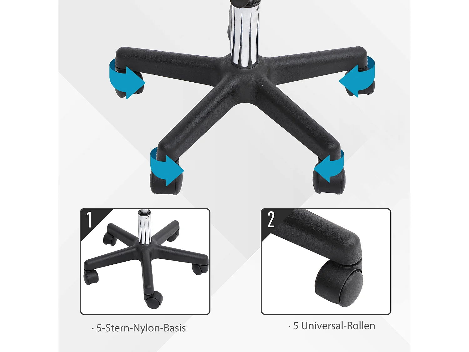 Tabouret de travail pivotant, siège professionnel pour salon ou esthétique, tabouret ergonomique pour bureau, maquillage