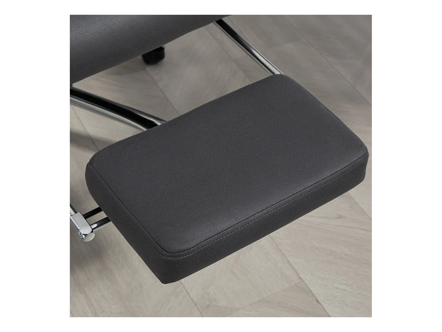 Fauteuil de bureau ergonomique avec fonction massage, réglable en hauteur, assise confortable gris, idéal pour bureau et home office