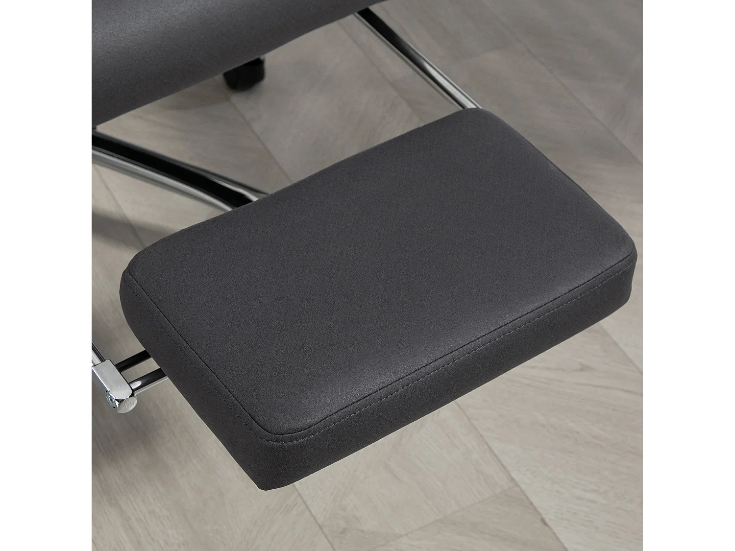 Fauteuil de bureau ergonomique avec fonction massage, réglable en hauteur, assise confortable gris, idéal pour bureau et home office