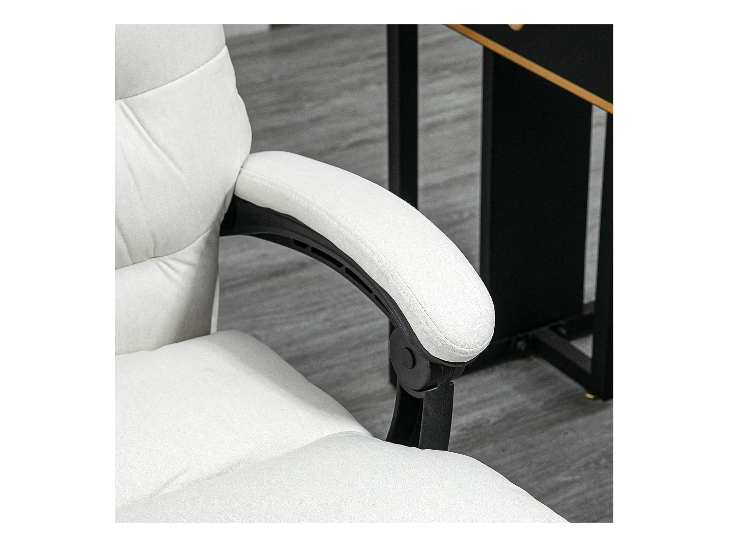 Fauteuil de bureau avec fonction massage, dossier inclinable à 135°, réglable en hauteur, cuir synthétique , supporte jusqu'à 120 kg