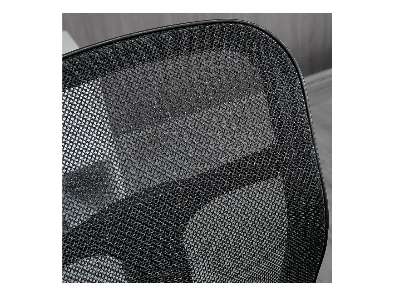 Fauteuil de bureau ergonomique type ordinateur, réglable, avec accoudoirs et repose-pieds, tissu mesh noir, pour bureau ou home office