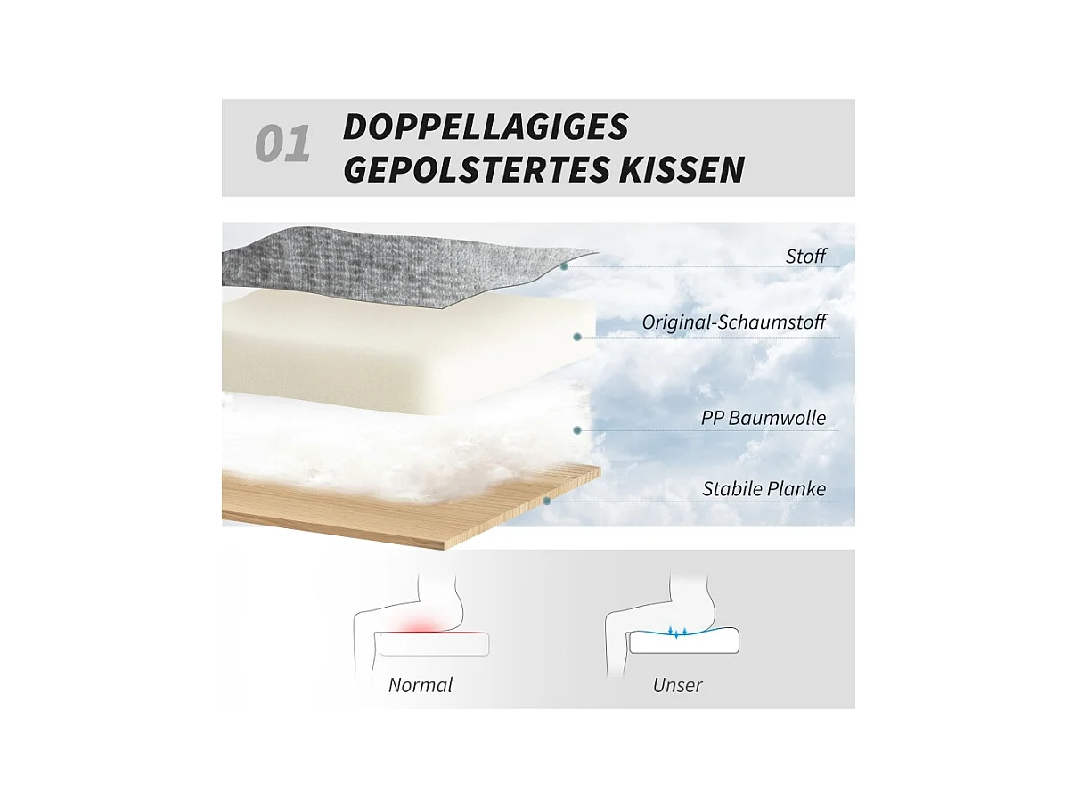 Chaise de bureau sans accoudoirs, pivotante et rembourrée, revêtement en tissu doux, réglable en hauteur, pieds en acier, couleur gris, confortable et pratique