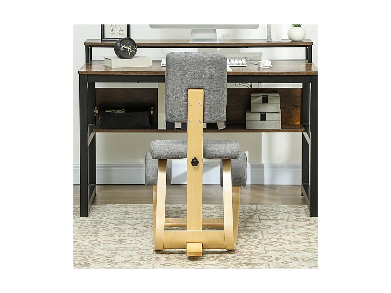 Chaise ergonomique à genoux, siège de santé pour maison, bureau et méditation, confortable, couleur gris