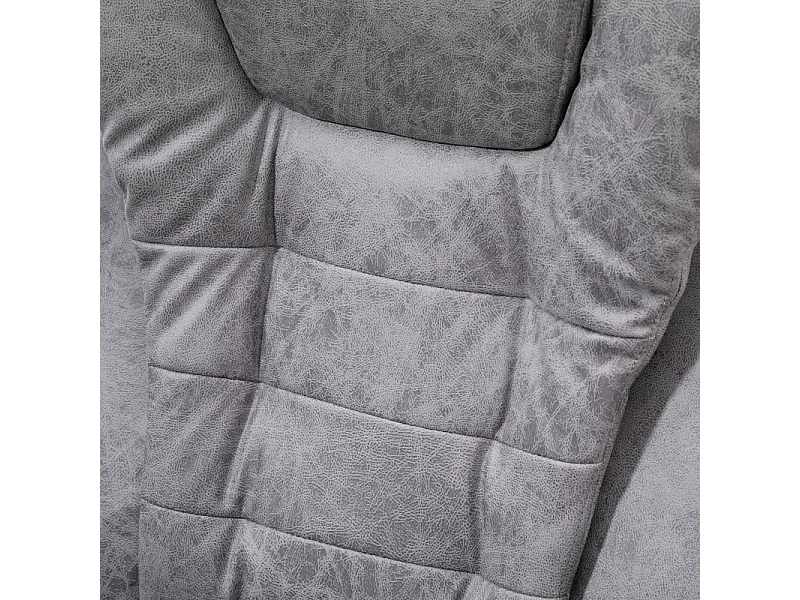 Chaise de bureau ergonomique avec massage et chauffage, télécommande incluse,  gris, pratique pour home office