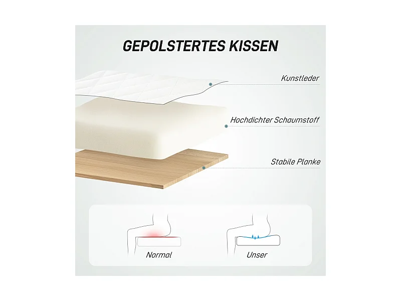 Chaise de bureau réglable avec roulettes, revêtement simili cuir blanc avec matelassage diamant, pivotante avec fonction bascule