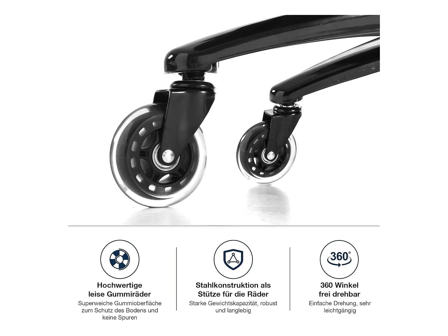 Fauteuil de bureau ergonomique avec dossier haut, accoudoirs relevables, capacité 200 kg, revêtement simili cuir PU, couleur noir