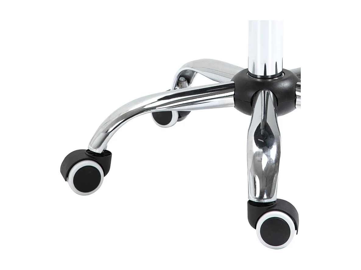 Tabouret selle pivotant, réglable en hauteur et rembourré, couleur noir, idéal pour salon de beauté ou bureau, confortable et pratique