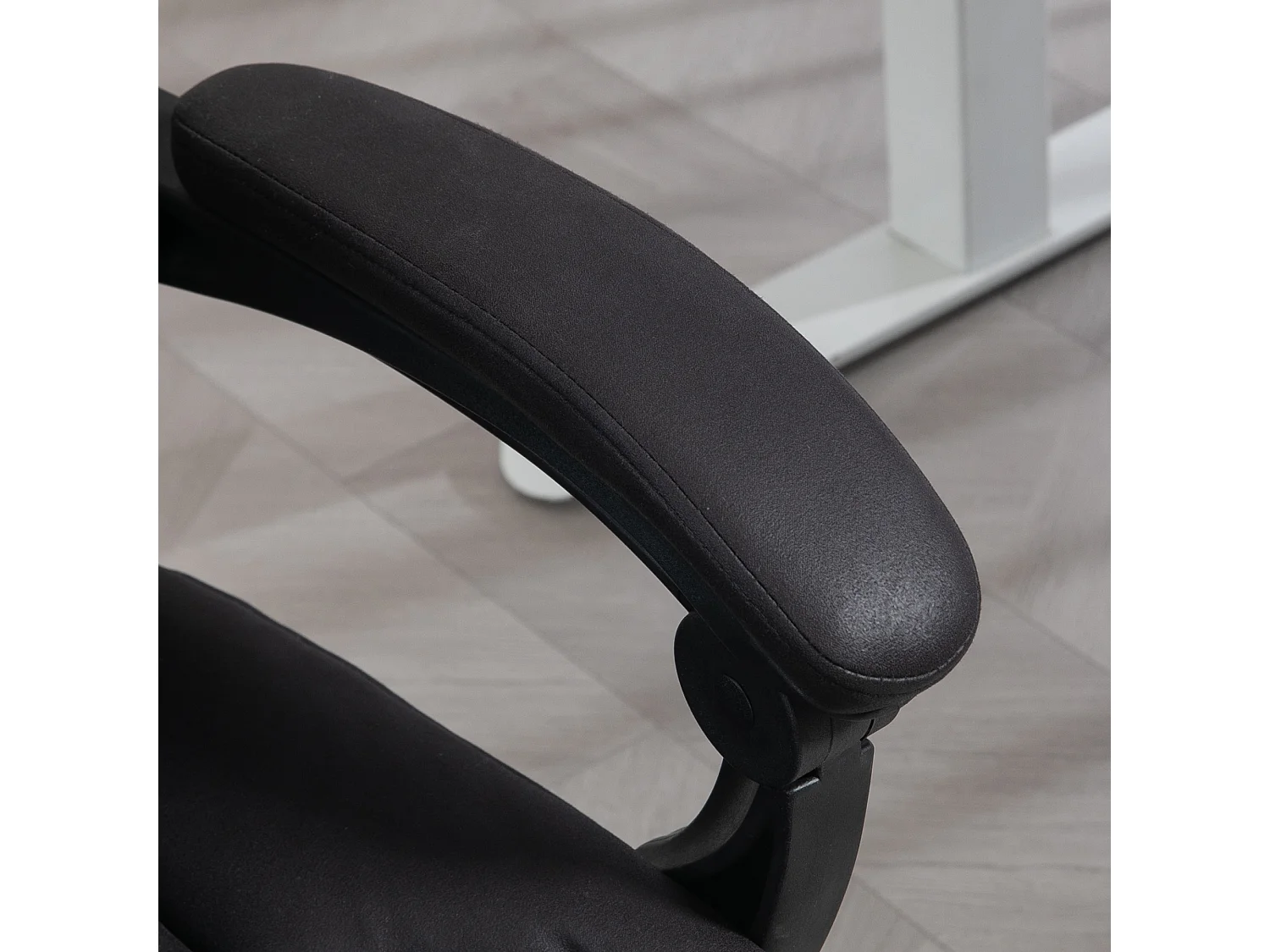 Fauteuil de bureau ergonomique, réglable en hauteur,  avec fonction relax, jusqu'à 120 kg, noir, pour un confort optimal au travail