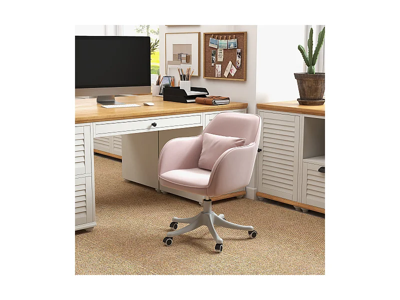 Draaibare bureaustoel met trillingen en massage, verstelbare armleuningen, ideaal voor thuiswerken