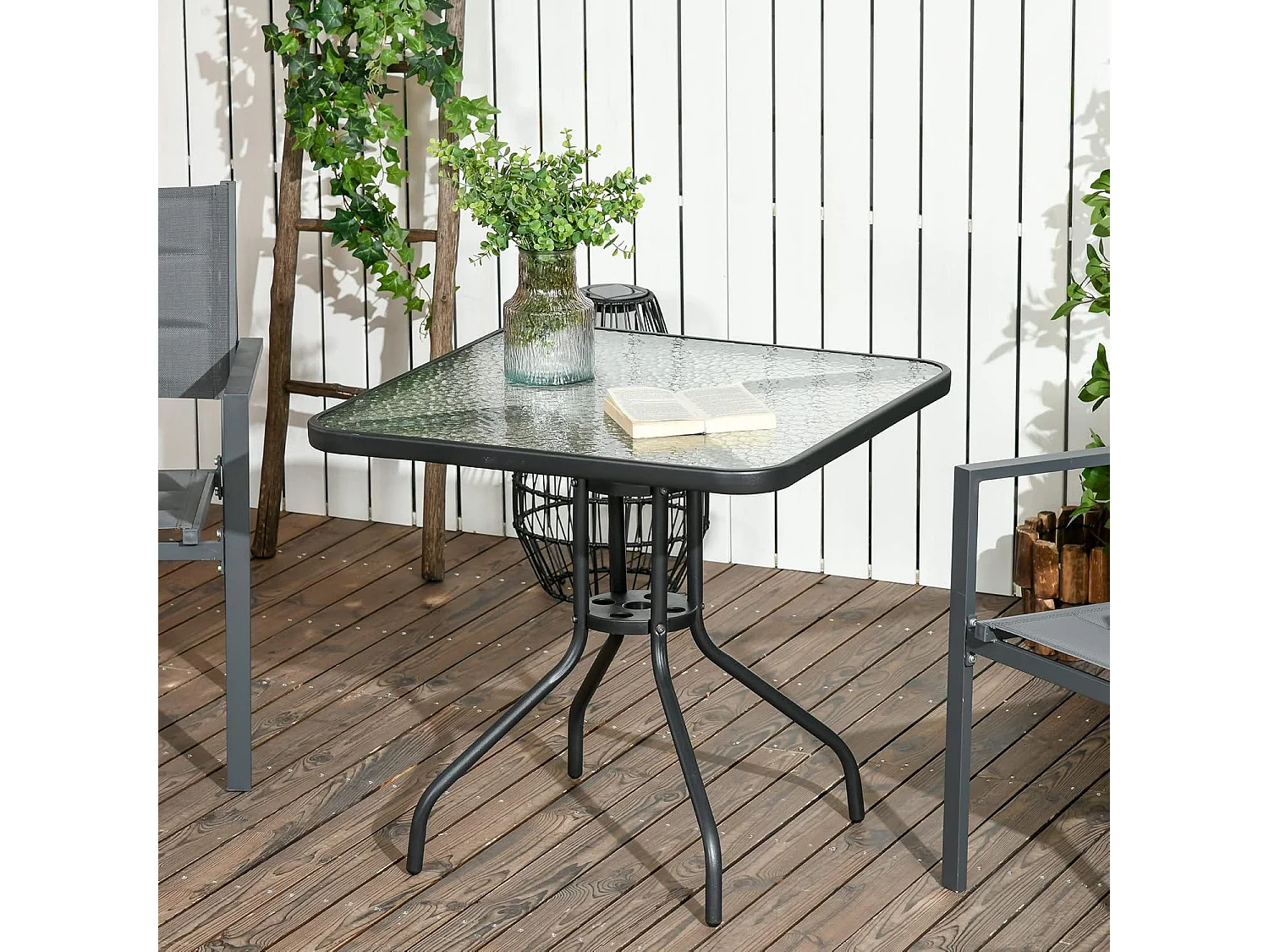 Table carrée Valora ISLAND 70 cm | Table à manger gain de place